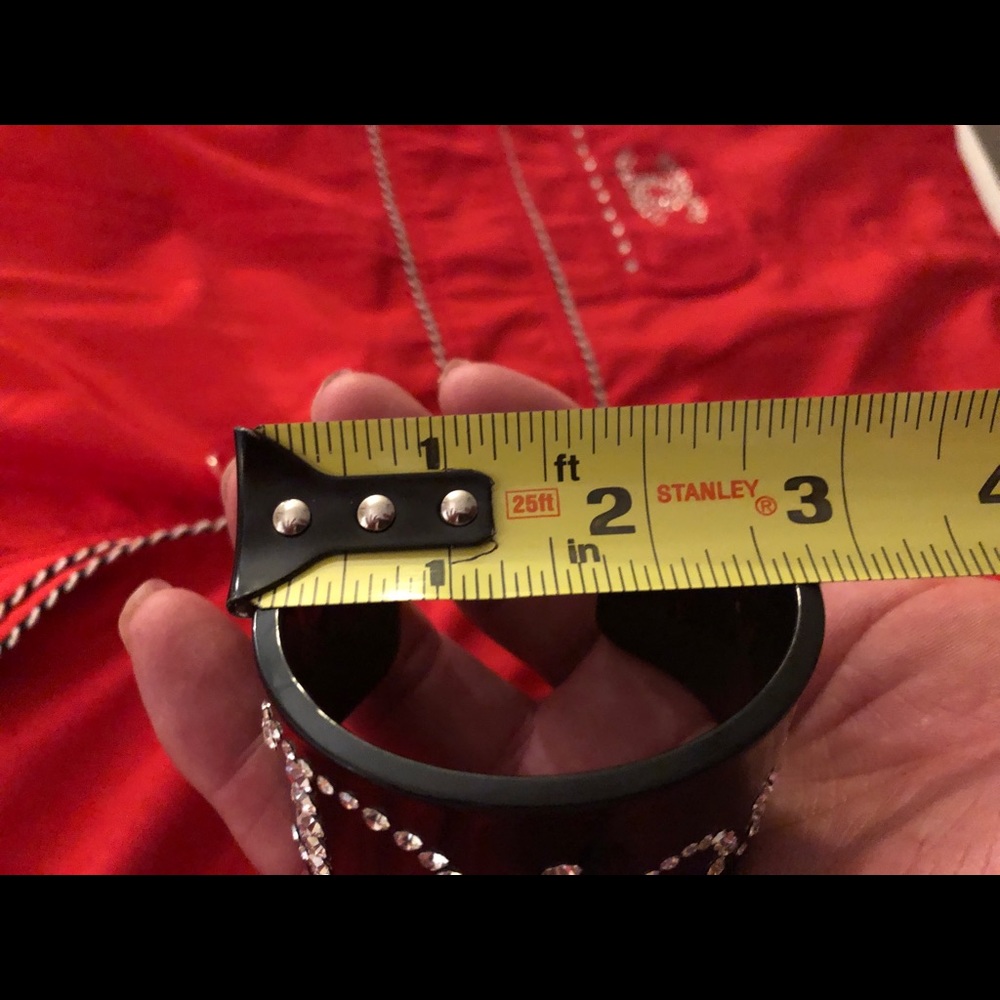 Christian Dior:Authentic 80’s Black Lucite Cuff in EUC! - Picture 4 of 4